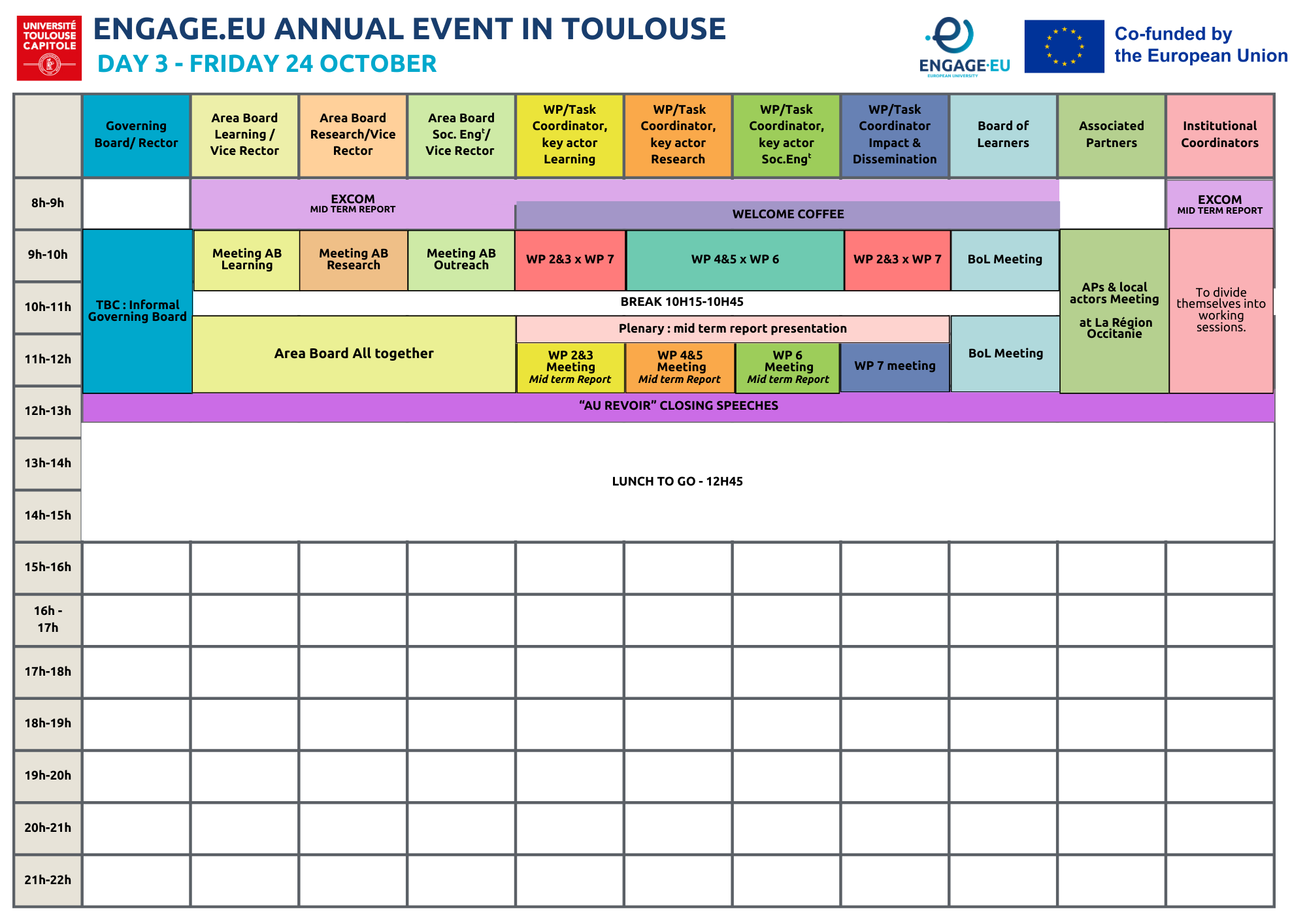 Agenda DAY 3