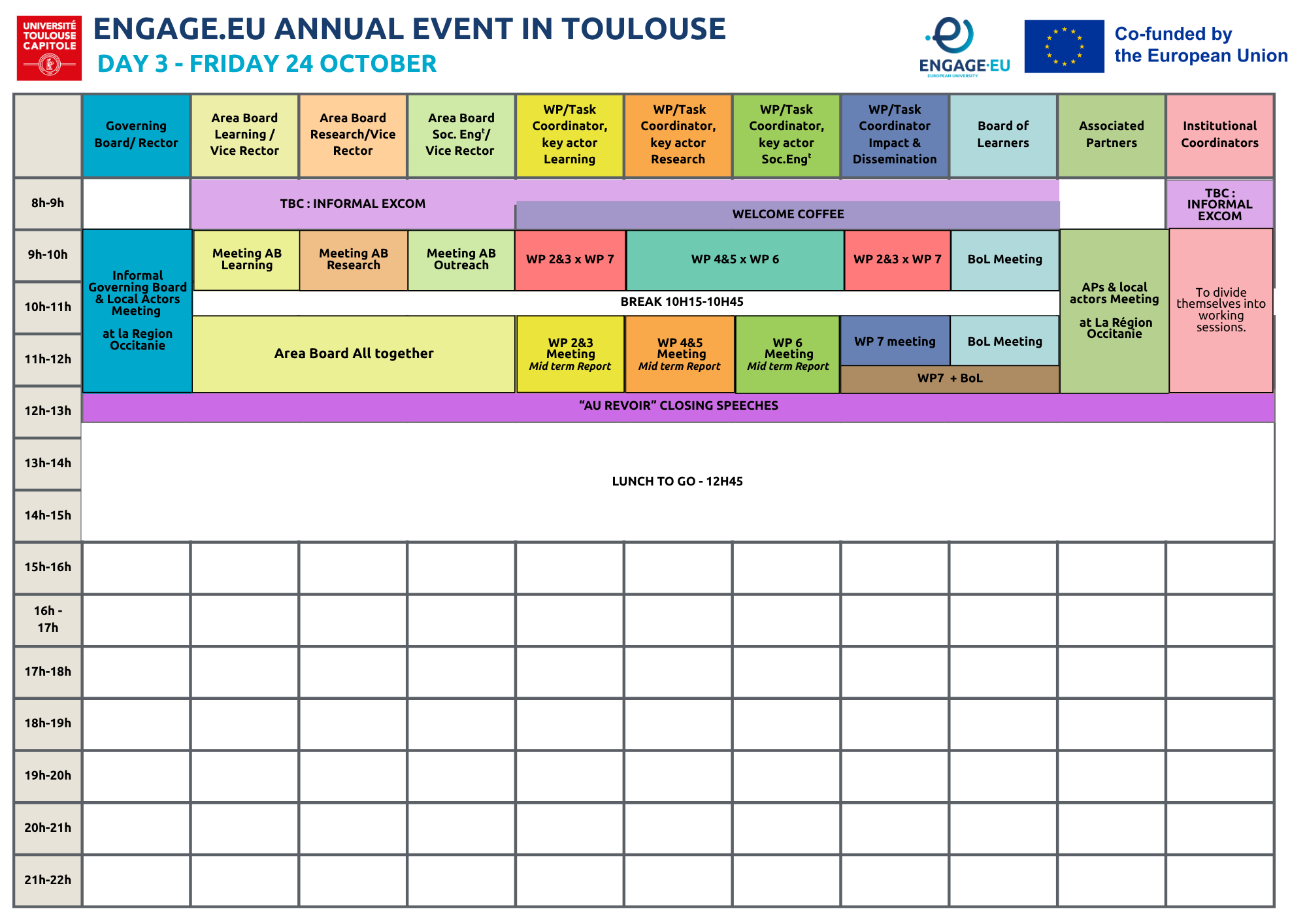 Agenda DAY 3
