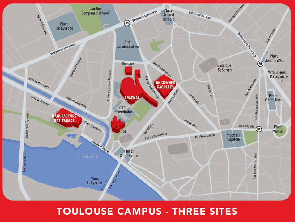 campus map Toulouse